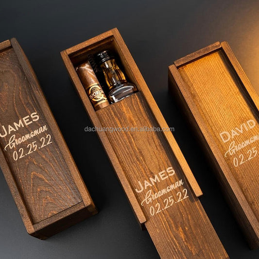 DOLNIO - Luxe Wijnbox Walnoot