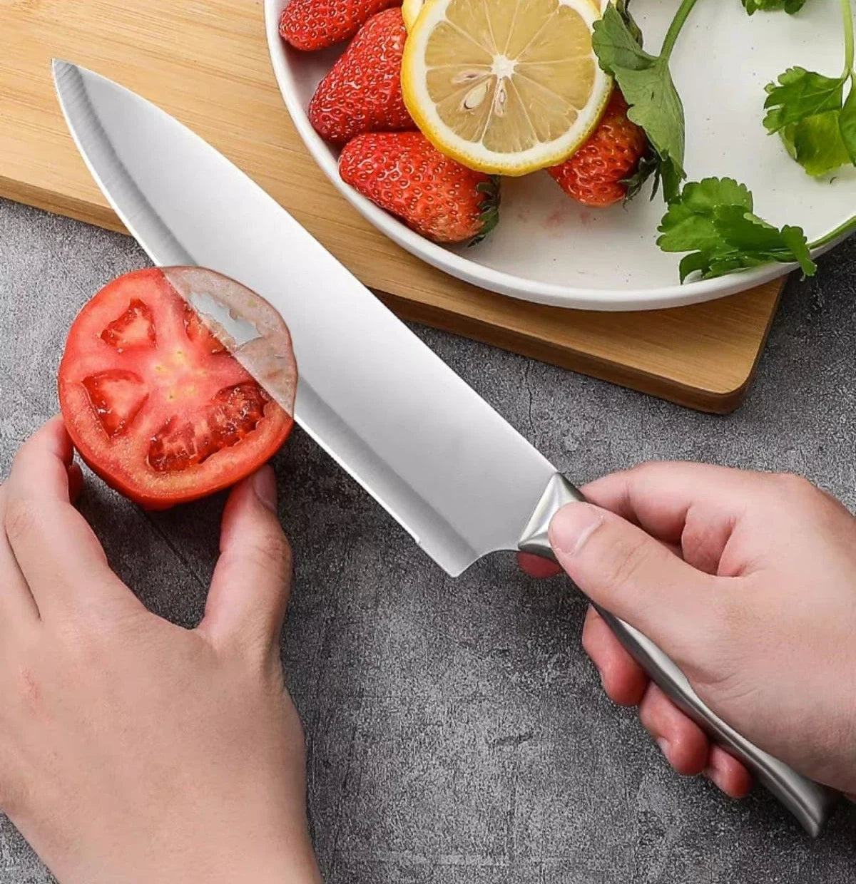 Roestvrijstalen koksmes – scherp & duurzaam (19 cm lemmet)